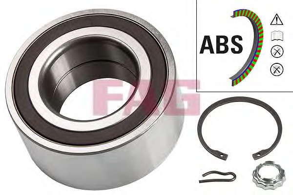 Set rulment roata 713 6305 80 FAG - Rulment roata / butuc roata Set rulment roata 713 6305 80 FAG - Rulment roata / butuc roata