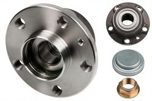 Set rulment roata 713 6400 10 FAG - Rulment roata / butuc roata