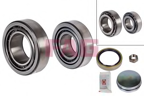 Set rulment roata 713 6504 30 FAG - Rulment roata / butuc roata