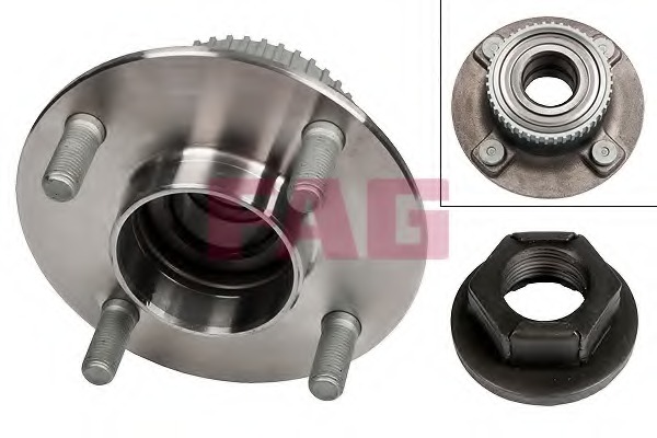 Set rulment roata 713 6783 50 FAG - Rulment roata / butuc roata