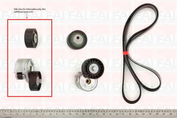 Curea transmisie cu caneluri FBK31 FAI AutoParts - Transmisie - kit accesorii Curea transmisie cu caneluri FBK31 FAI AutoParts - Transmisie - kit accesorii