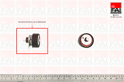 rola intinzator,curea distributie T9356 FAI AutoParts - Rola intinzatoare rola intinzator,curea distributie T9356 FAI AutoParts - Rola intinzatoare