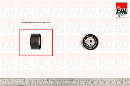 rola intinzator,curea distributie T9369 FAI AutoParts - Control distributie rola intinzator,curea distributie T9369 FAI AutoParts - Control distributie