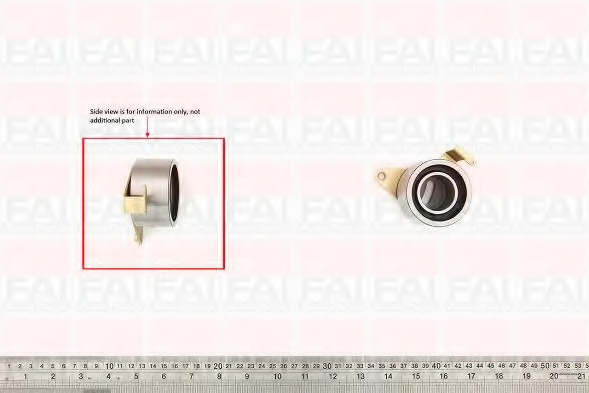 rola intinzator,curea distributie T9702 FAI AutoParts - Kit distributie / curea distributie