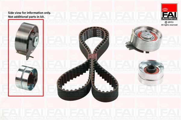 Set curea de distributie TBK318 FAI AutoParts - Curea distributie / rola de tensionare / rola de ghidare
