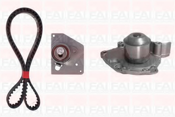 Set pompa apa + curea dintata TBK356-6327 FAI AutoParts - Pompa apa/ garnitura