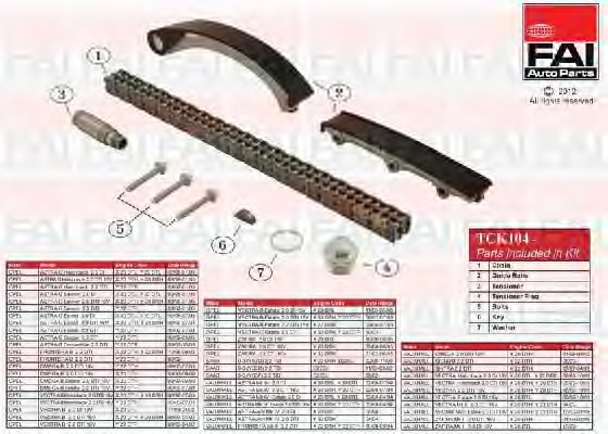 chit lant de distributie TCK104 FAI AutoParts - Control distributie chit lant de distributie TCK104 FAI AutoParts - Control distributie
