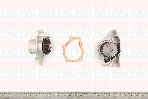 pompa apa WP6076 FAI AutoParts - Pompa apa/ garnitura