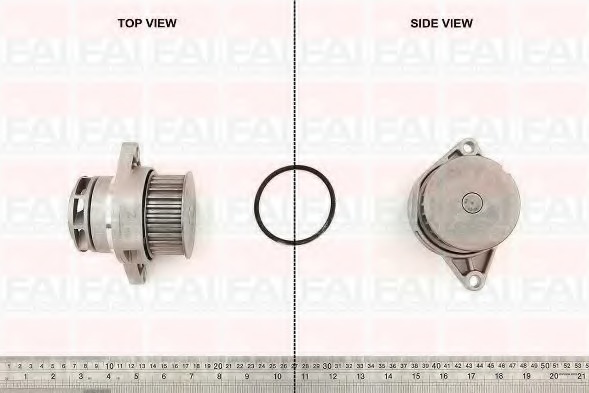 pompa apa WP6213 FAI AutoParts - Pompa apa/ garnitura