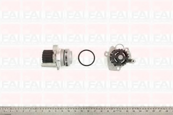pompa apa WP6438 FAI AutoParts - Pompa apa/ garnitura