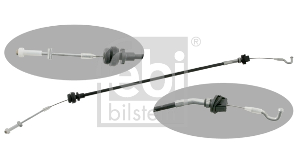 Cablu acceleratie 01762 FEBI BILSTEIN - Sistem carburator