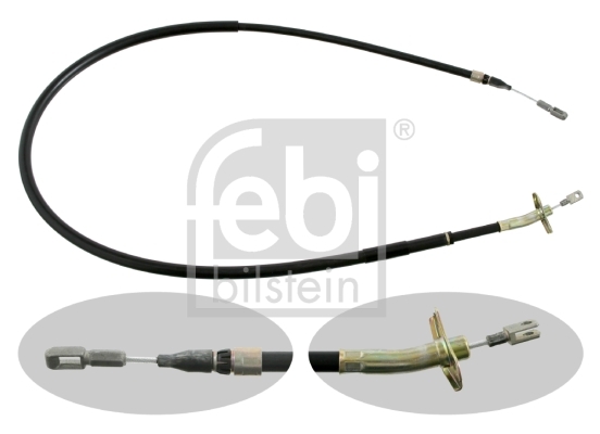 Cablu, frana de parcare 09500 FEBI BILSTEIN - Maneta/ cablu Cablu, frana de parcare 09500 FEBI BILSTEIN - Maneta/ cablu