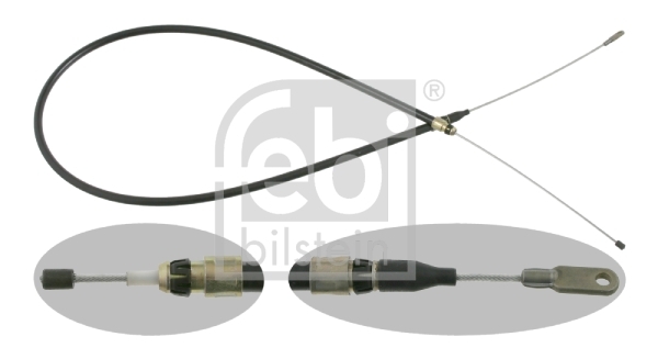 Cablu, frana de parcare 12351 FEBI BILSTEIN - Maneta/ cablu Cablu, frana de parcare 12351 FEBI BILSTEIN - Maneta/ cablu
