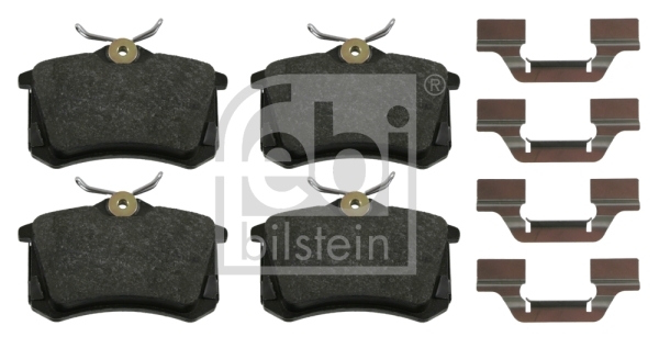 set placute frana,frana disc 16406 FEBI BILSTEIN - Set placute frana set placute frana,frana disc 16406 FEBI BILSTEIN - Set placute frana