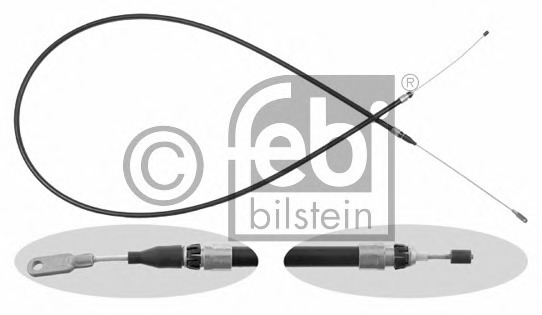 Cablu, frana de parcare 26557 FEBI BILSTEIN - Maneta/ cablu