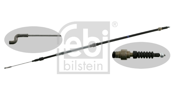Cablu, frana de parcare 27161 FEBI BILSTEIN - Maneta/ cablu Cablu, frana de parcare 27161 FEBI BILSTEIN - Maneta/ cablu