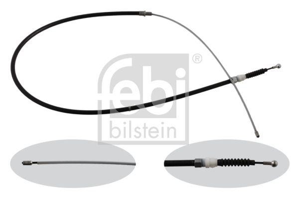 Cablu, frana de parcare 36349 FEBI BILSTEIN - Maneta/ cablu Cablu, frana de parcare 36349 FEBI BILSTEIN - Maneta/ cablu