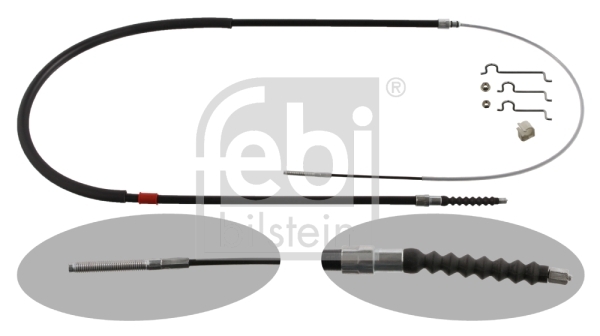 Cablu, frana de parcare 36673 FEBI BILSTEIN - Maneta/ cablu Cablu, frana de parcare 36673 FEBI BILSTEIN - Maneta/ cablu
