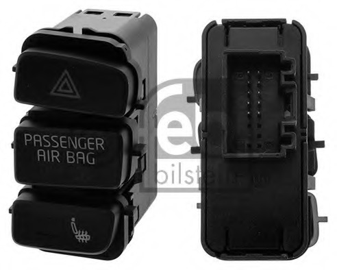 comutator ,lumini de avarie / comutator,incalzire scaune 44394 FEBI BILSTEIN - Incalzire scaun comutator ,lumini de avarie / comutator,incalzire scaune 44394 FEBI BILSTEIN - Incalzire scaun