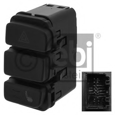 comutator ,lumini de avarie / comutator,incalzire scaune 44395 FEBI BILSTEIN - Incalzire scaun comutator ,lumini de avarie / comutator,incalzire scaune 44395 FEBI BILSTEIN - Incalzire scaun