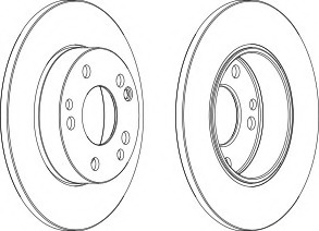 Disc frana DDF053C-1 FERODO - Frana disc Disc frana DDF053C-1 FERODO - Frana disc