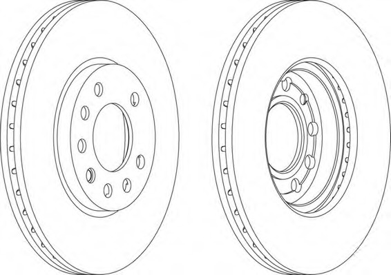 Disc frana DDF1042 FERODO - Frana disc Disc frana DDF1042 FERODO - Frana disc