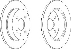 Disc frana DDF1043C-1 FERODO - Frana disc Disc frana DDF1043C-1 FERODO - Frana disc