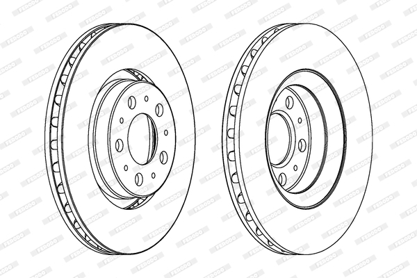Disc frana DDF1078 FERODO - Disc frana Disc frana DDF1078 FERODO - Disc frana