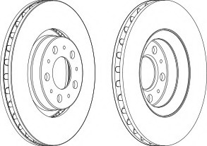 Disc frana DDF1078C-1 FERODO - Disc frana Disc frana DDF1078C-1 FERODO - Disc frana