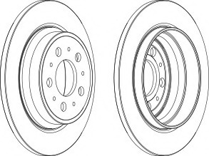 Disc frana DDF1079C-1 FERODO - Disc frana Disc frana DDF1079C-1 FERODO - Disc frana
