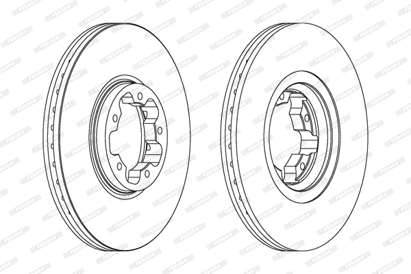 Disc frana DDF1113 FERODO - Frana disc Disc frana DDF1113 FERODO - Frana disc