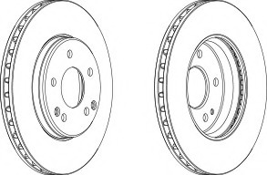 Disc frana DDF1135-1 FERODO - Disc frana Disc frana DDF1135-1 FERODO - Disc frana