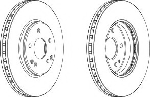 Disc frana DDF1136-1 FERODO - Disc frana Disc frana DDF1136-1 FERODO - Disc frana