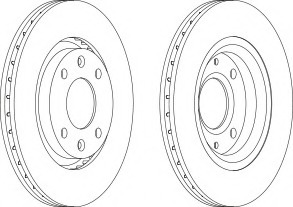 Disc frana DDF1140C-1 FERODO - Frana disc Disc frana DDF1140C-1 FERODO - Frana disc