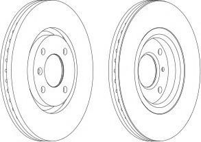 Disc frana DDF1152C-1 FERODO - Disc frana Disc frana DDF1152C-1 FERODO - Disc frana