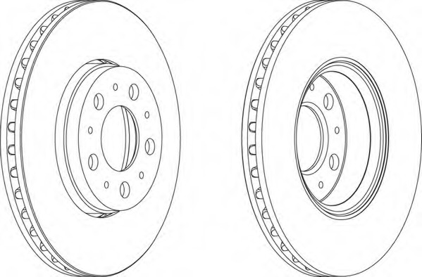 Disc frana DDF1163 FERODO - Disc frana Disc frana DDF1163 FERODO - Disc frana
