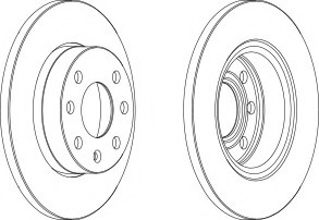 Disc frana DDF116C-1 FERODO - Frana disc Disc frana DDF116C-1 FERODO - Frana disc