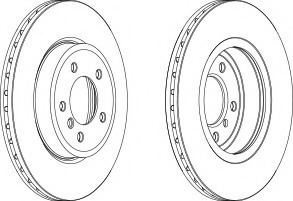 Disc frana DDF1174-1 FERODO - Frana disc Disc frana DDF1174-1 FERODO - Frana disc