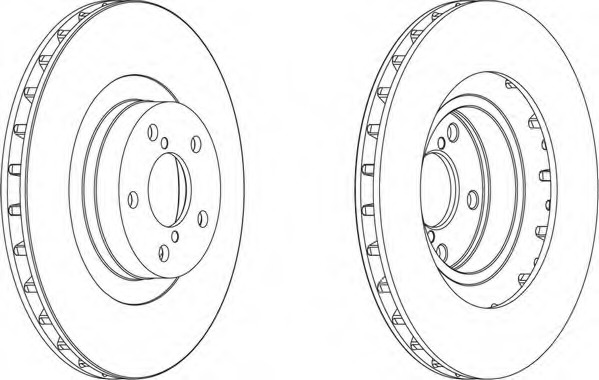 Disc frana DDF1175 FERODO - Disc frana