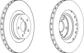 Disc frana DDF1175-1 FERODO - Disc frana