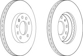 Disc frana DDF1191-1 FERODO - Disc frana Disc frana DDF1191-1 FERODO - Disc frana