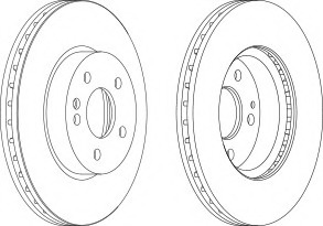 Disc frana DDF1203C-1 FERODO - Disc frana Disc frana DDF1203C-1 FERODO - Disc frana
