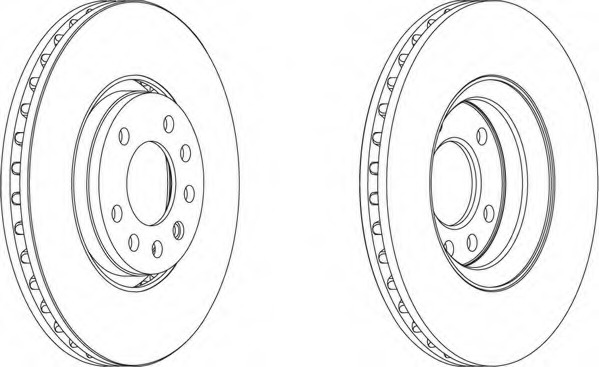 Disc frana DDF1215 FERODO - Frana disc Disc frana DDF1215 FERODO - Frana disc