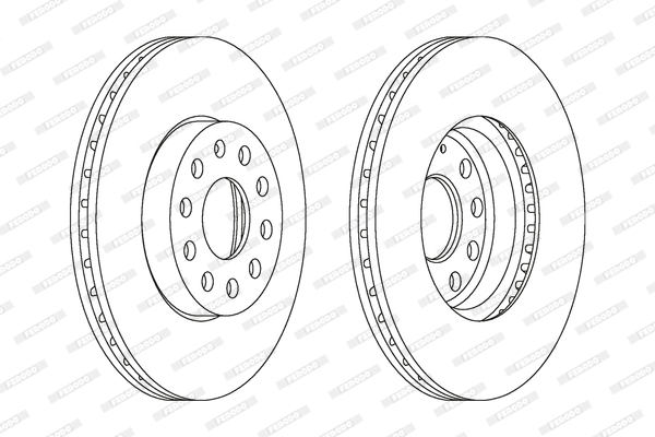 Disc frana DDF1218 FERODO - Disc frana Disc frana DDF1218 FERODO - Disc frana