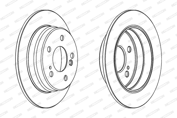 Disc frana DDF122 FERODO - Disc frana Disc frana DDF122 FERODO - Disc frana