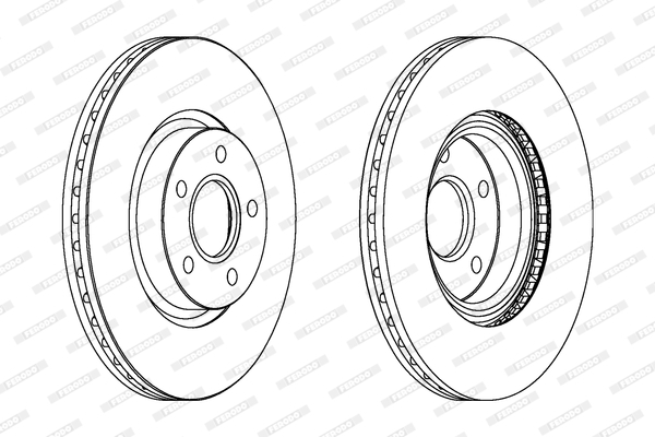 Disc frana DDF1225 FERODO - Disc frana Disc frana DDF1225 FERODO - Disc frana