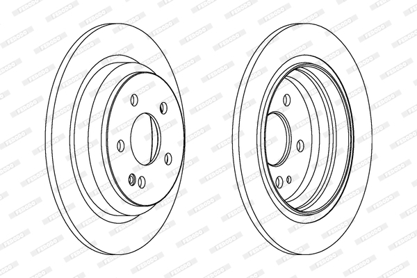 Disc frana DDF1234 FERODO - Disc frana Disc frana DDF1234 FERODO - Disc frana