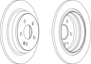 Disc frana DDF1234-1 FERODO - Disc frana Disc frana DDF1234-1 FERODO - Disc frana