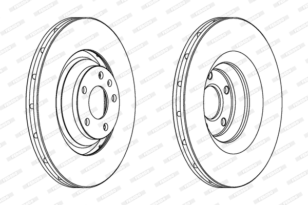 Disc frana DDF1238 FERODO - Disc frana Disc frana DDF1238 FERODO - Disc frana