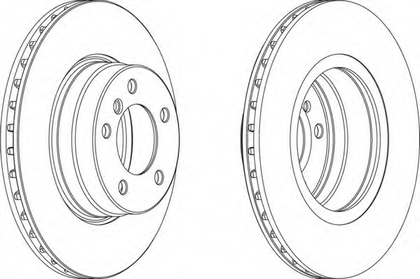 Disc frana DDF124-1 FERODO - Frana disc Disc frana DDF124-1 FERODO - Frana disc